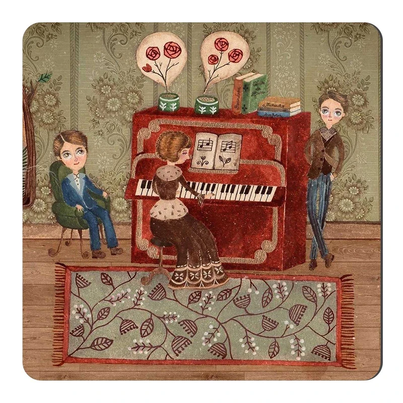  مگنت طرح بانوی پیانیست کد wmg1477