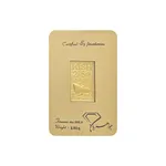 شمش طلا 24 عیار جواهریان مدل kish2.5