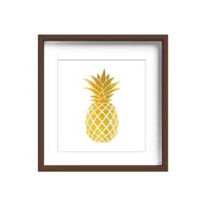 تابلو طلا کوب زرکات طرح آناناس مدل pineapple