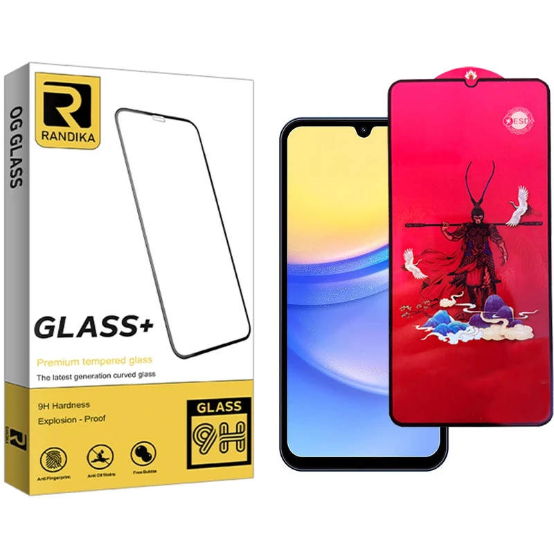 محافظ صفحه نمایش شیشه ای راندیکا مدل King مناسب برای گوشی موبایل سامسونگ Galaxy A15