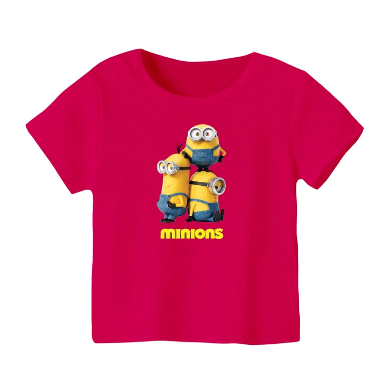 تی شرت آستین کوتاه بچگانه مدل مینیون کد ۷