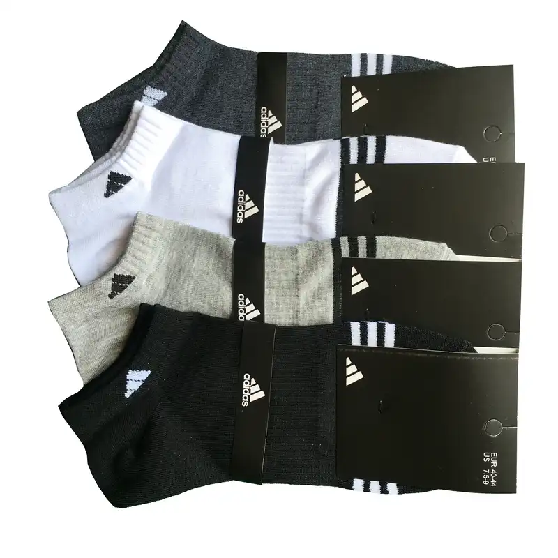 جوراب ورزشی مردانه مدل مچی نخی کد D-4CL01  مجموعه 4 عددی