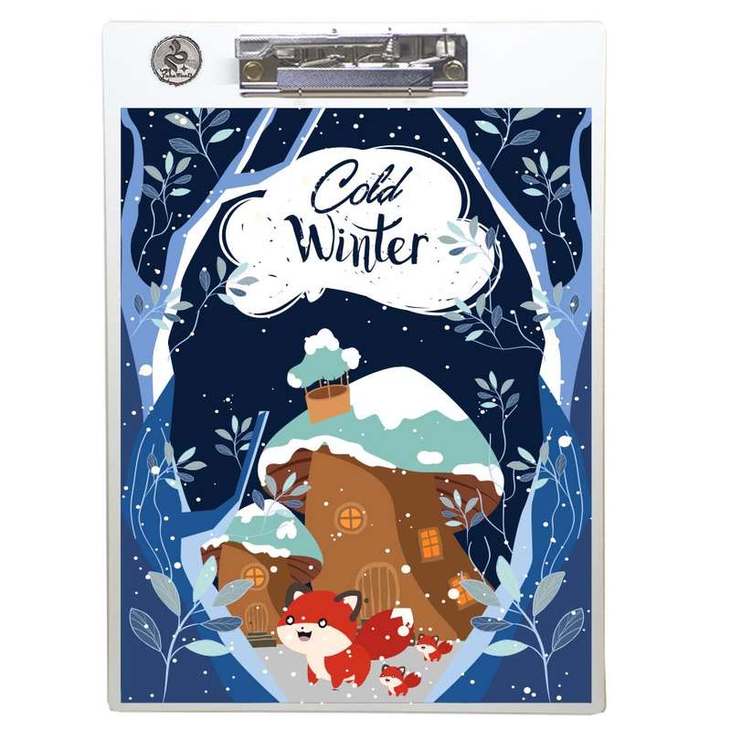 تخته شاسی طه چوب مدل Snow House01 سایز A4