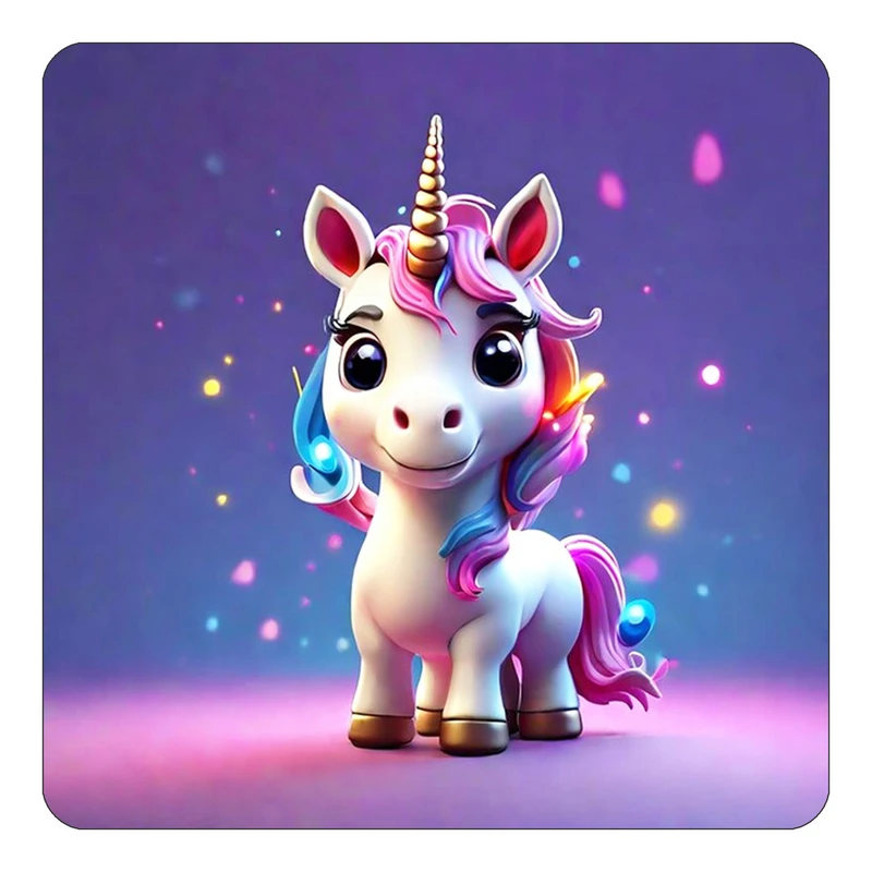 مگنت کاکتی طرح اسب تک شاخ و یونیکورن مدل mp30800