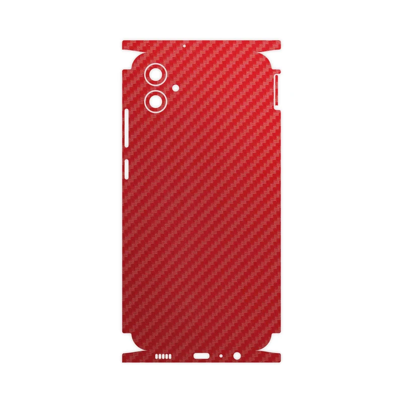 برچسب پوششی ماهوت مدل Red-Fiber-FullSkin مناسب برای گوشی موبایل سامسونگ Galaxy M04