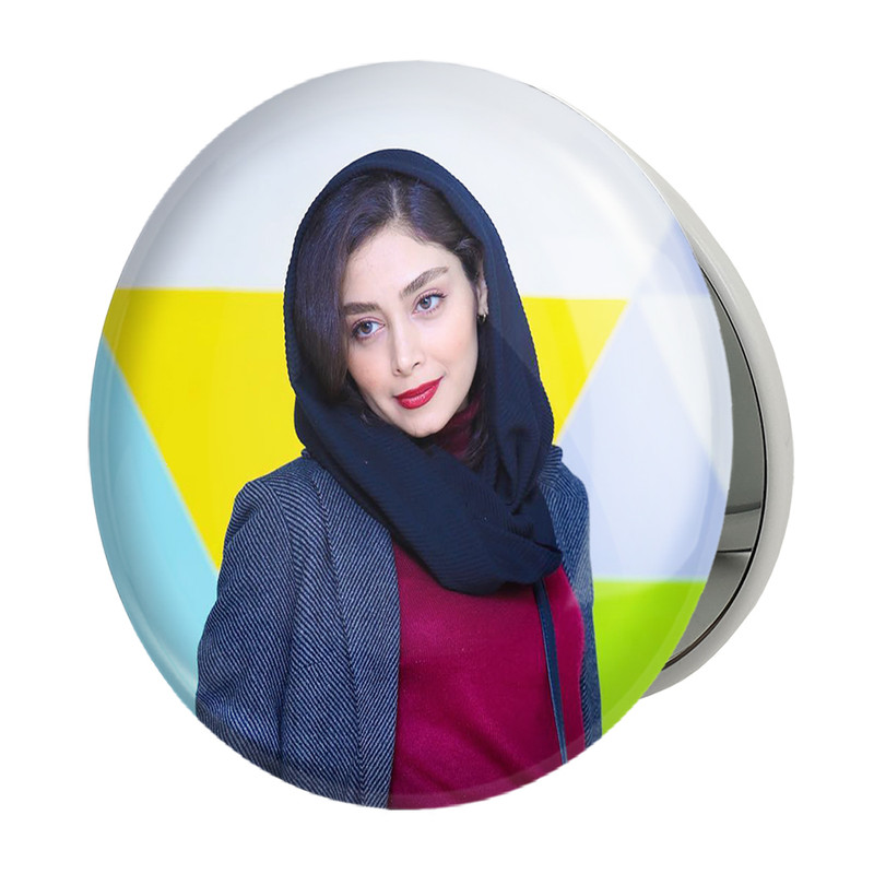 آینه جیبی خندالو طرح دیبا زاهدی مدل تاشو کد 6254 