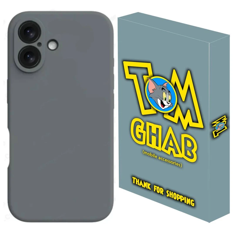 کاور قاب تام مدل سیلیکونی با محافظ لنز مناسب برای گوشی موبایل اپل iPhone 16