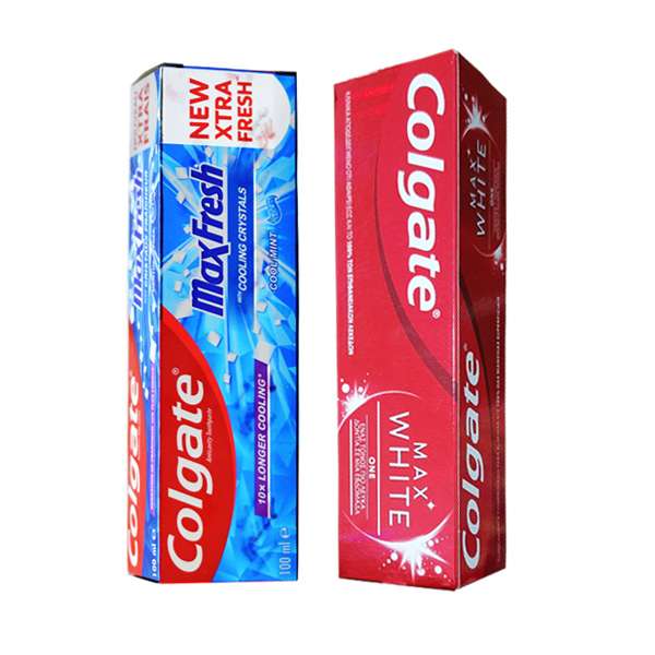 خمیر دندان کلگیت مدل Max White حجم 75 میلی لیتر به همراه خمیر دندان کلگیت مدل Cooling Crystal حجم 100 میلی لیتر خمیر دندان کلگیت مدل Max White حجم 75 میلی لیتر به همراه خمیر دندان کلگیت مدل Cooling Crystal حجم 100 میلی لیتر