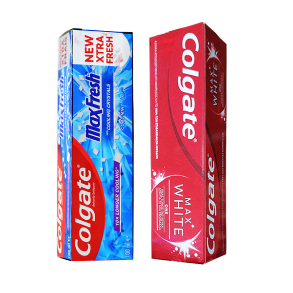 خمیر دندان کلگیت مدل Max White حجم 75 میلی لیتر به همراه خمیر دندان کلگیت مدل Cooling Crystal حجم 100 میلی لیتر خمیر دندان کلگیت مدل Max White حجم 75 میلی لیتر به همراه خمیر دندان کلگیت مدل Cooling Crystal حجم 100 میلی لیتر