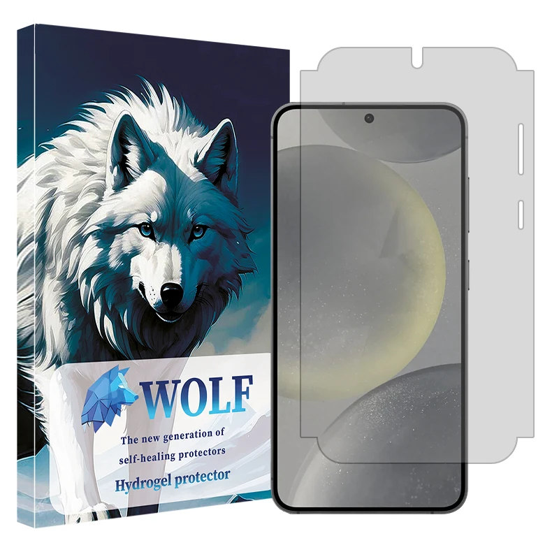 محافظ صفحه نمایش مات ولف مدل Tough مناسب برای گوشی موبایل سامسونگ Galaxy S24