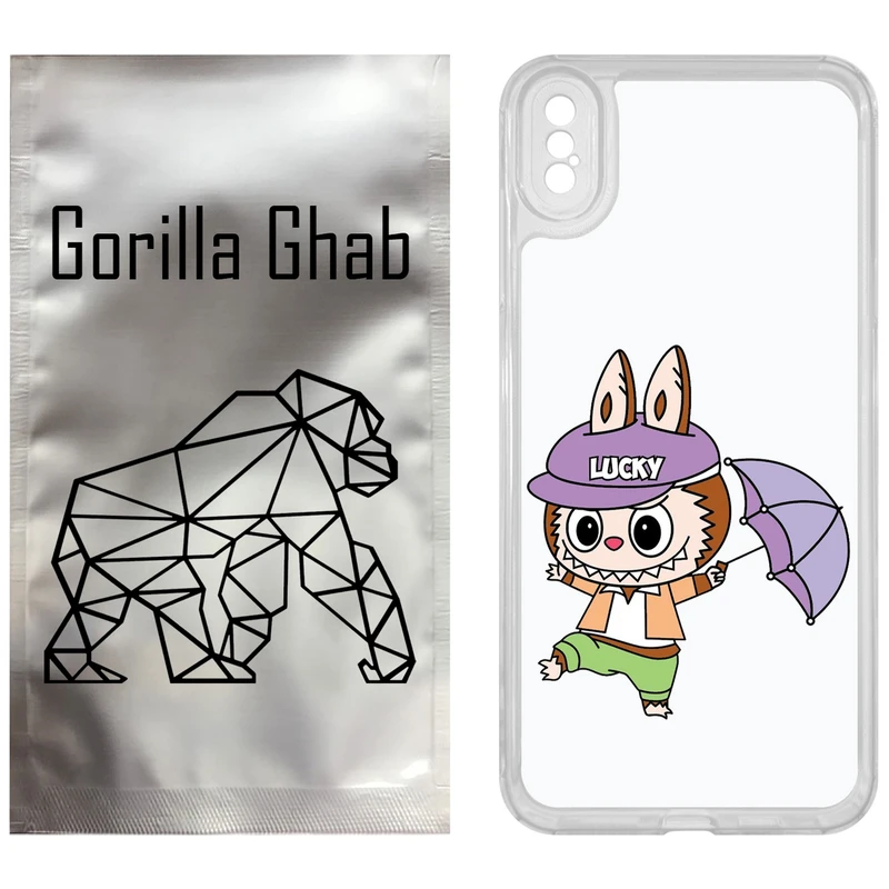 کاور گوریلا قاب مدل CLG کد 125 طرح لبوبو Labubu مناسب برای گوشی موبایل اپل iPhone XS Max