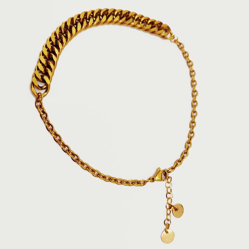 پابند زنانه مدل مدل استیل با زنجیر دوبل پابند زنانه مدل مدل استیل با زنجیر دوبل