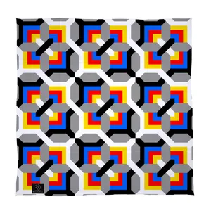   دستمال سر و گردن 27 مدل انتزاعی کد H22