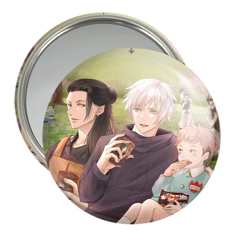 آینه جیبی خندالو مدل ایتادوری و گوجو و گتو انیمه جوجوتسو کایزن  کد 11107