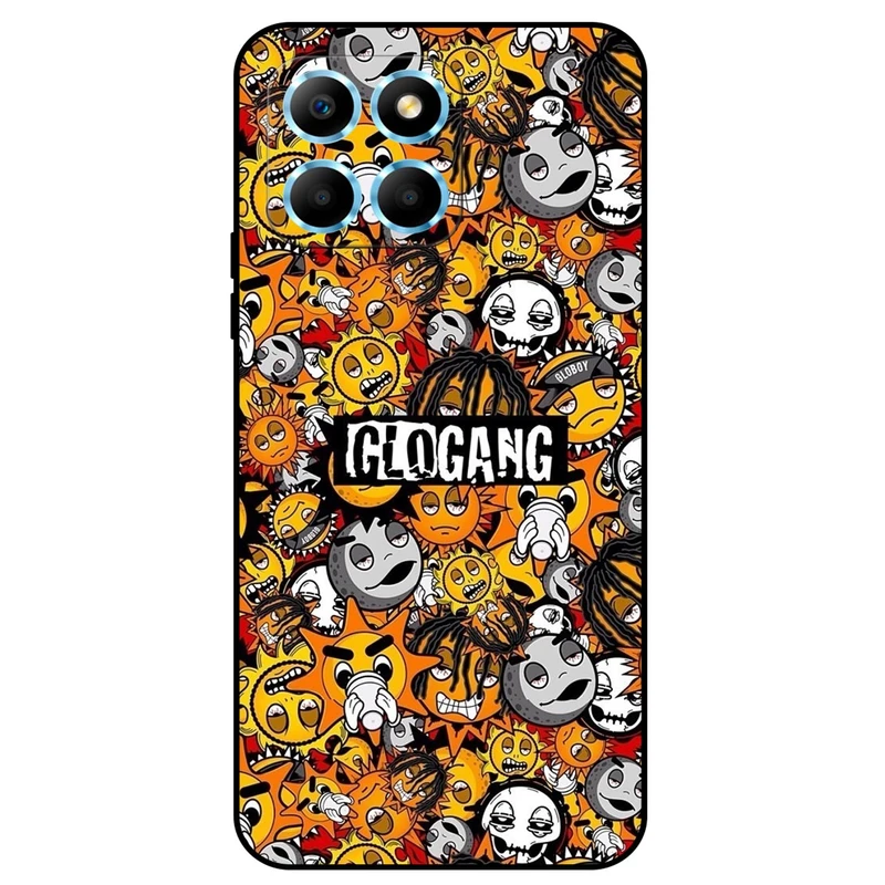 کاور مگافون طرح شکلک مدل 8243 مناسب برای گوشی موبایل آنر X6 / X8 5G