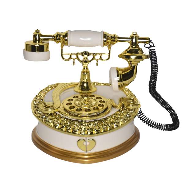 دکوری مدل تلفن کلاسیک موزیکال کد 025