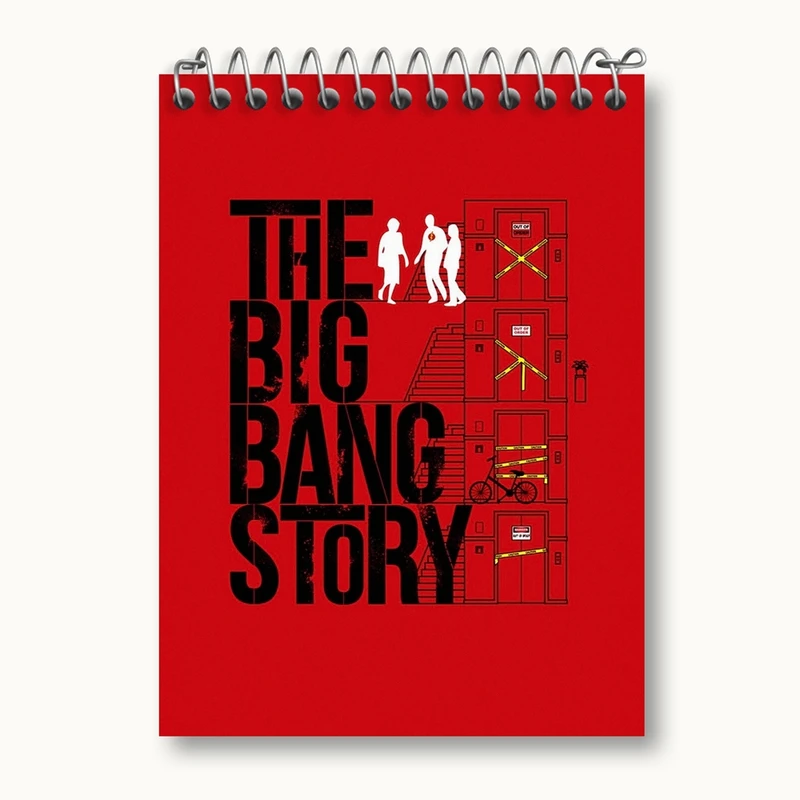 دفتر یادداشت 50 برگ خندالو مدل سریال تئوری بیگ بنگ The Big Bang Theory کد 13311