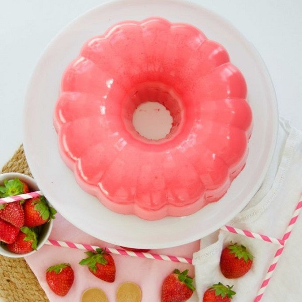 قالب ژله و دسر به گز مدل شیفون گل قالب ژله و دسر به گز مدل شیفون گل