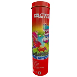 مداد رنگی 24 رنگ فکتیس طرح پسر قارچی مدل استوانه