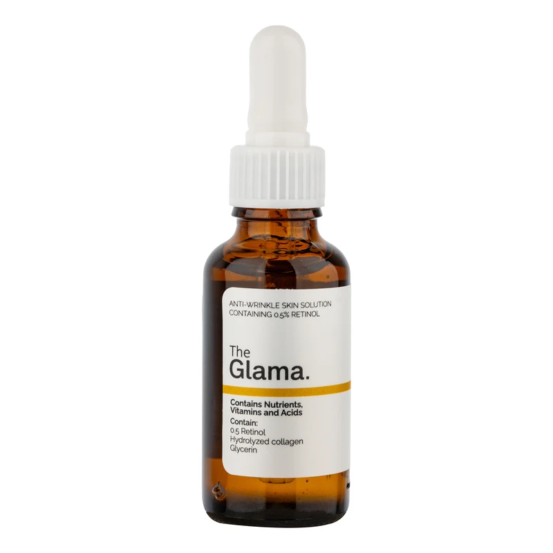 سرم ضد چروک گلاما مدل Retinol مناسب برای انواع پوست حجم 30 میلی لیتر