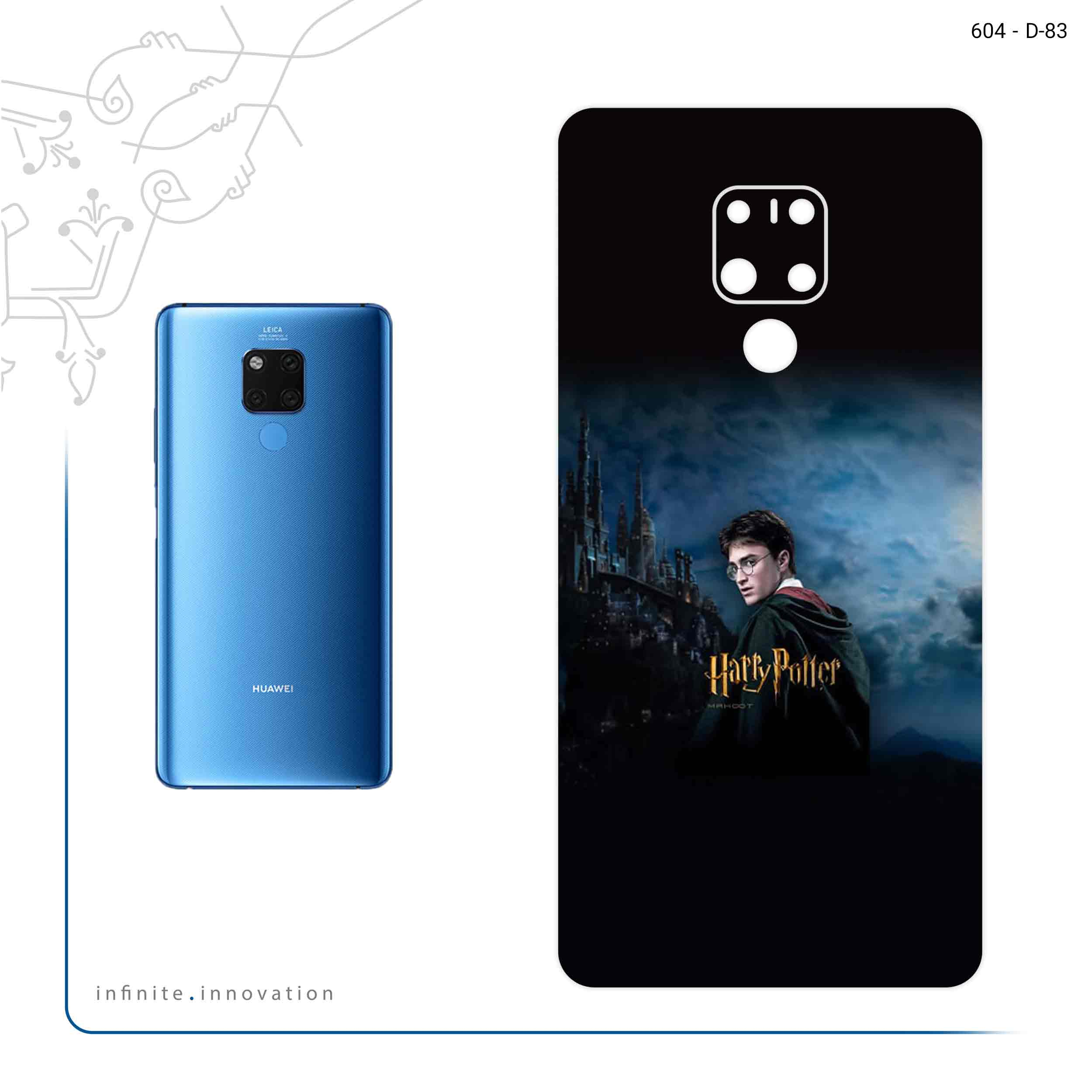 برچسب پوششی ماهوت مدل Harry Potter مناسب برای گوشی موبایل هوآوی Mate 20 X