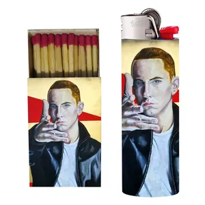 فندک بیک مدل Eminem کد 03 به همراه کبریت