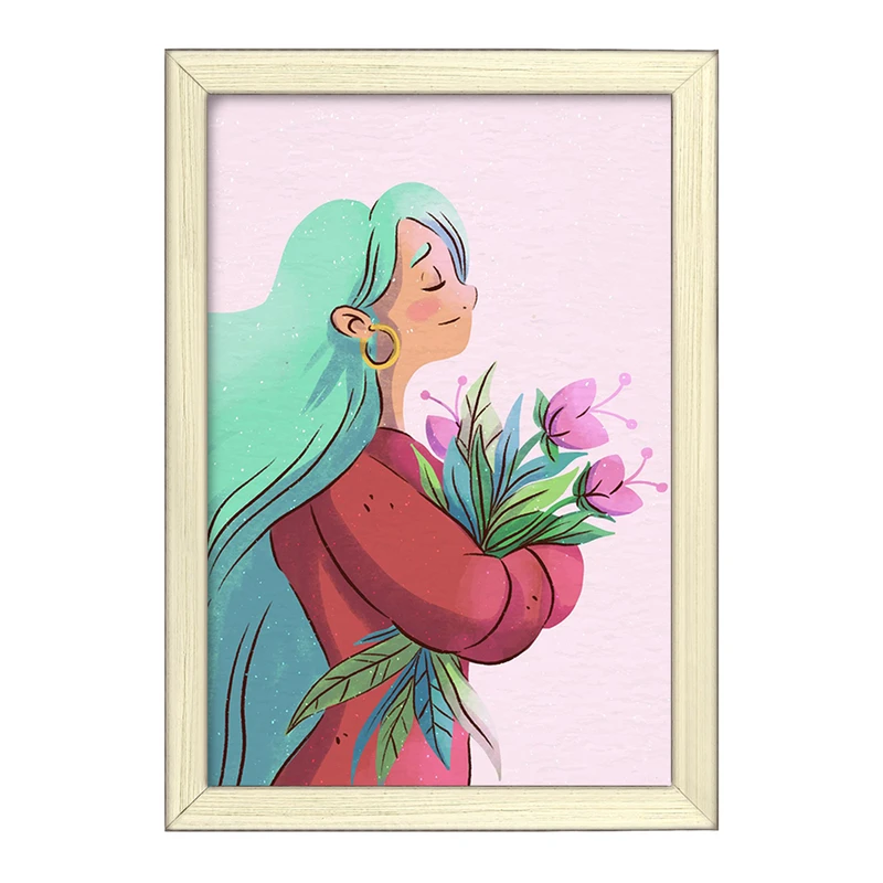 تابلو خندالو طرح دختر قوی Girl Power کد 28954