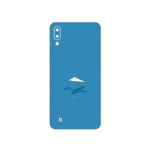 MAHOOT Minimal Paper Airplane Cover Sticker for Samsung Galaxy M10