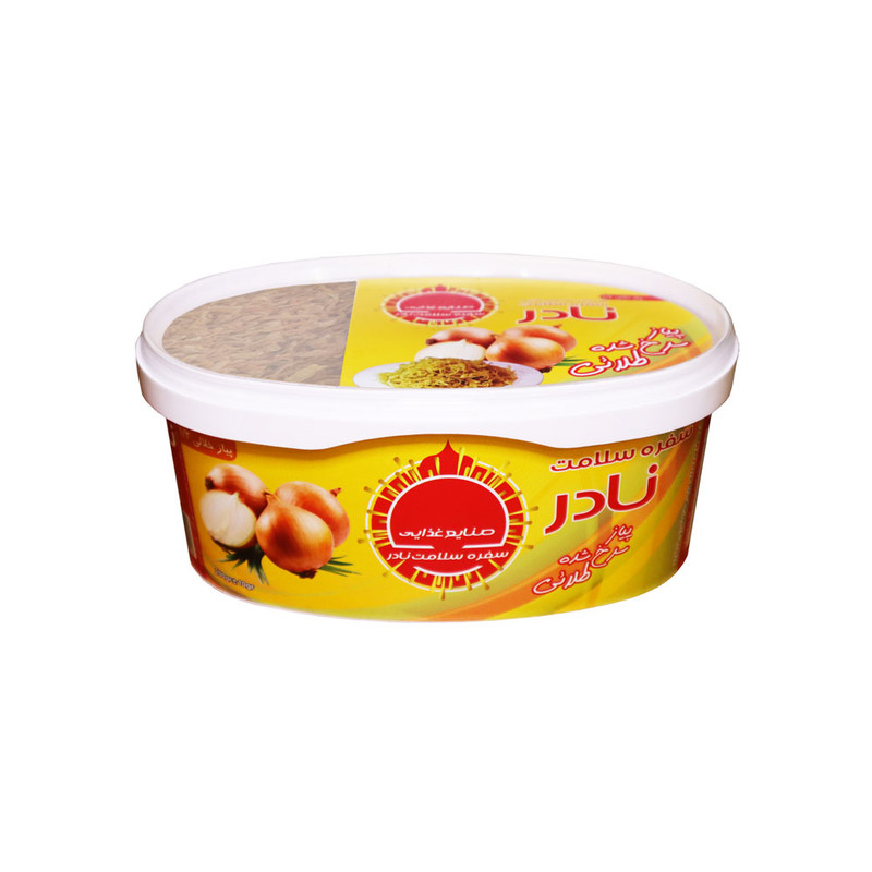 پیاز سرخ شده خلالی صنایع غذایی سفره سلامت نادر - 200 گرم