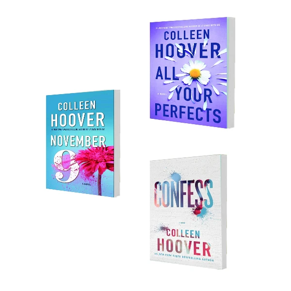 کتاب Confess و All Your Perfects و November 9 اثر Colleen Hoover انتشارات آینده کتاب 3 جلدی
