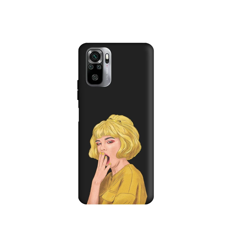 کاور طرح دختر خوابالو کد u2144 مناسب برای گوشی موبایل شیائومی Redmi Note10 4G / Redmi Note10 Lite