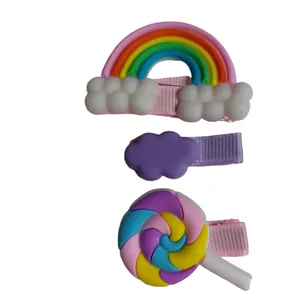 گیره مو دخترانه مدل فانتزی کد 01 بسته 3 عددی