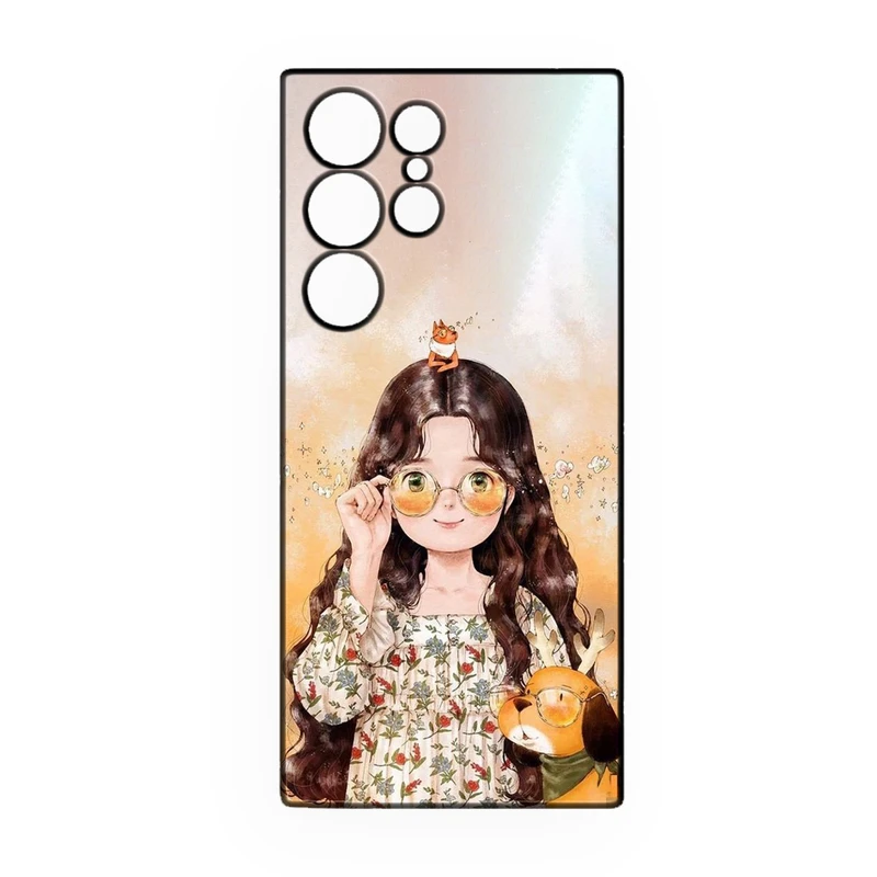 کاور طرح دخترانه کد 270 مناسب برای گوشی موبایل سامسونگ Galaxy S22 Ultra  