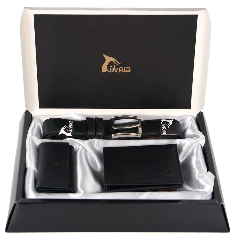 ست هدیه مردانه چرم بارز مدل DS1.1