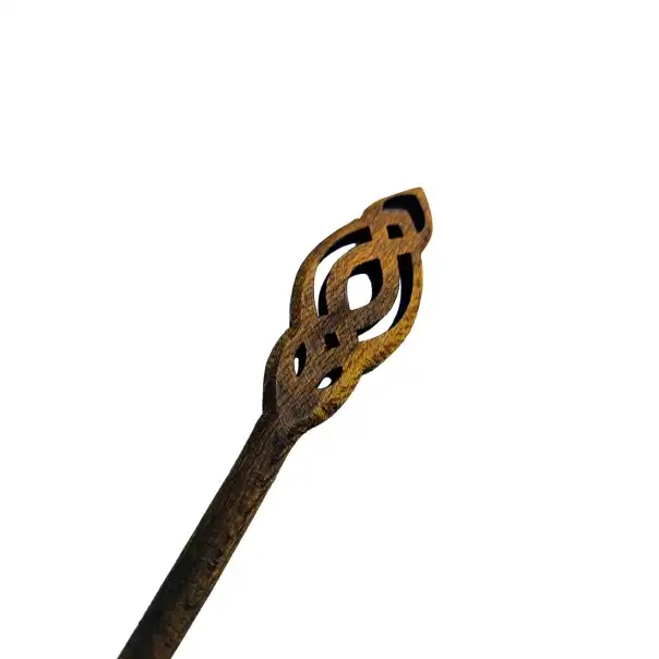 گیره مو زنانه مدل کانزاشی ژاپنی چوبی سنتی