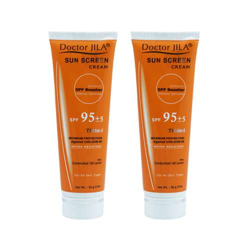 کرم ضد آفتاب دکتر ژیلا مدل 01 حجم 50 میلی لیتر بسته 2 عددی