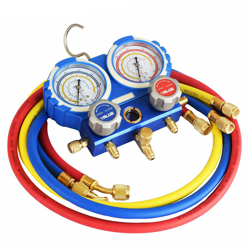 گیج فشار ولیو منیفولد سرویس مدل VMG-2-R410A-B گیج فشار ولیو منیفولد سرویس مدل VMG-2-R410A-B