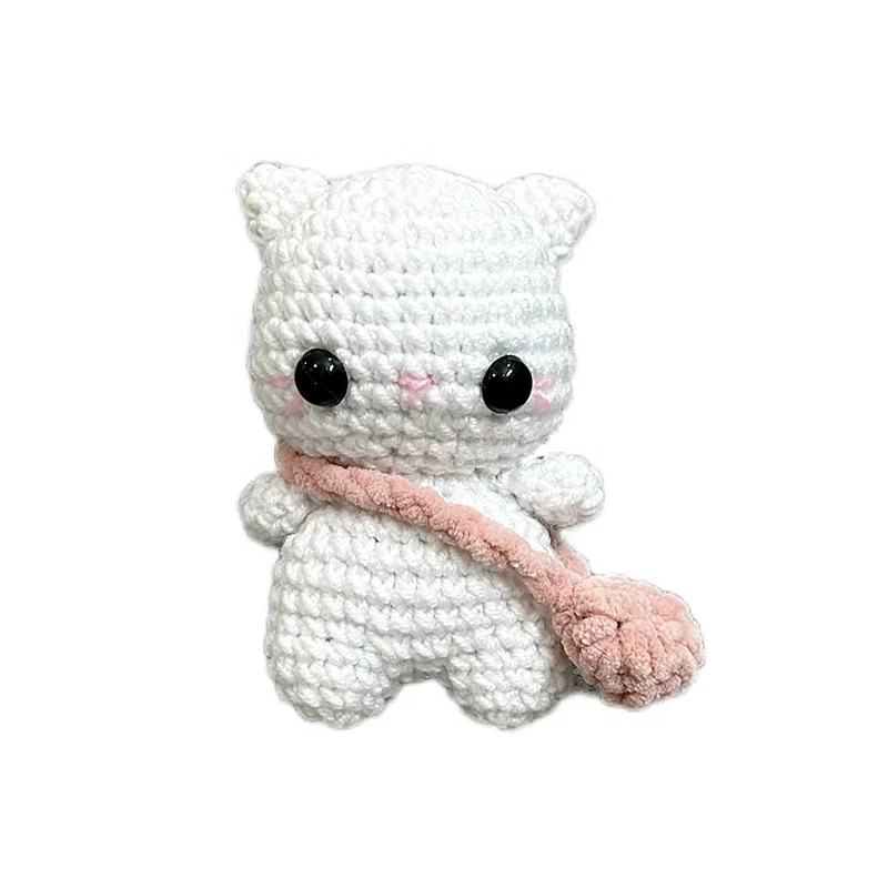 عروسک بافتنی مدل پیشی کد 06