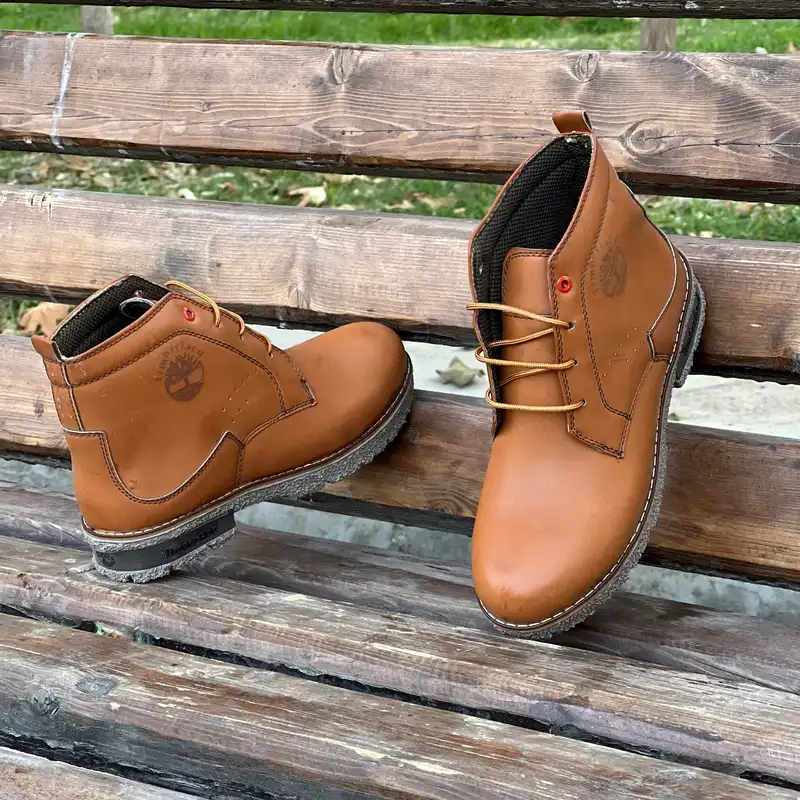 نیم بوت زنانه مدل چرم کد We-136