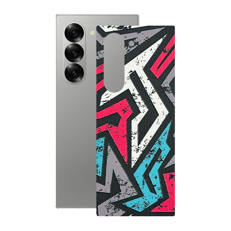 برچسب پوششی ریمکس مدل Leth طرح گرافیکی مناسب برای گوشی موبایل سامسونگ Galaxy Z Fold6