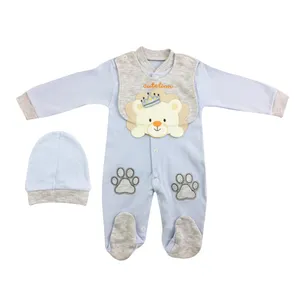 ست سرهمی و کلاه نوزادی مدل Essa_2022