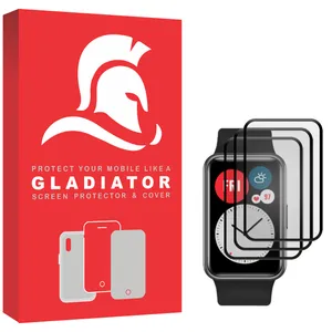 محافظ صفحه نمایش گلادیاتور مدل GWP3000 مناسب برای ساعت هوشمند هوآوی Watch Fit بسته سه عددی