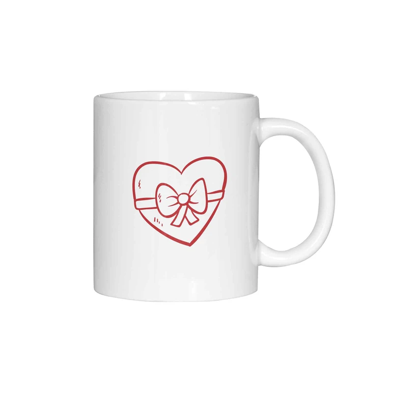 ماگ ژالینو طرح قلب کد 001