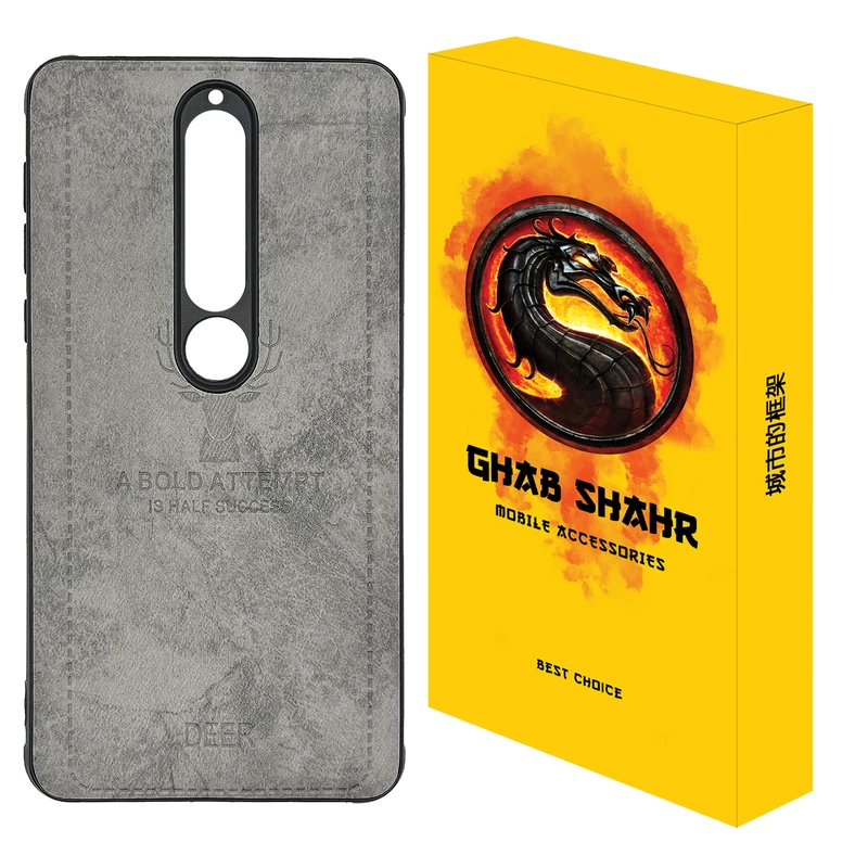 کاور قاب شهر مدل گوزنی مناسب برای گوشی موبایل نوکیا 6.1