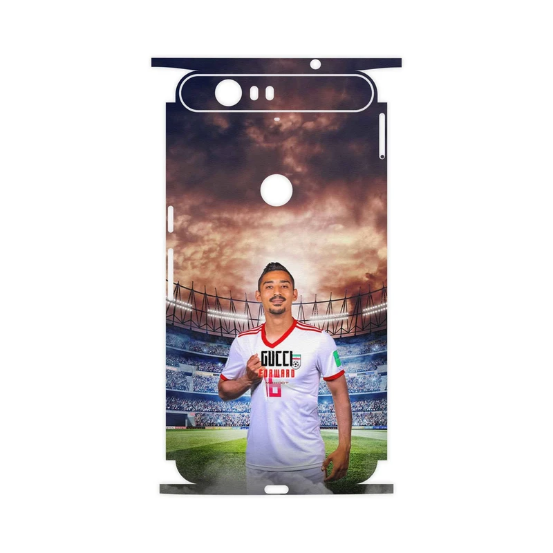 برچسب پوششی ماهوت مدل Reza Ghoochannejhad-FullSkin مناسب برای گوشی موبایل گوگل Nexus 6P