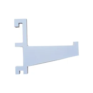 پایه نگهدارنده طبقه دیواری مدل گیره بلند پگ بورد بسته 2 عددی