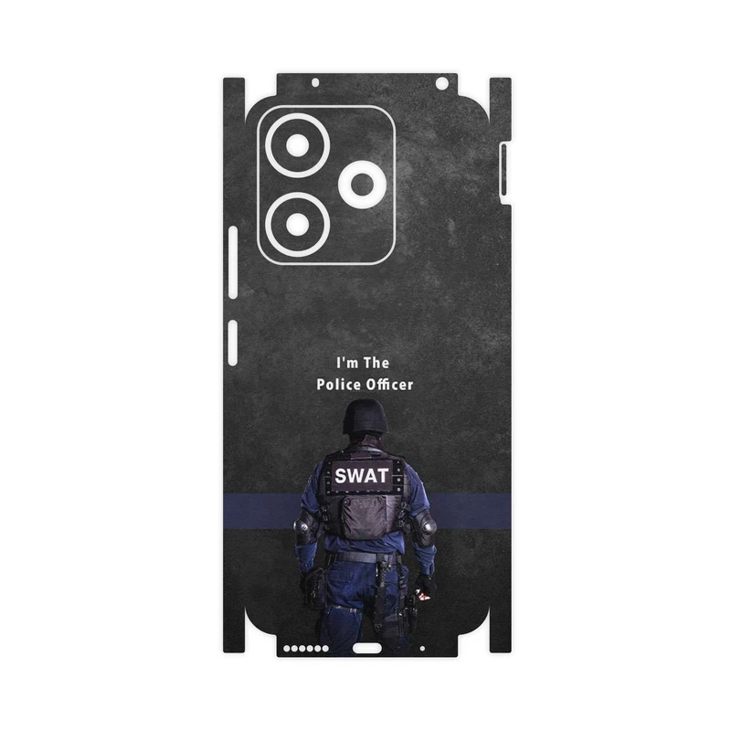 برچسب پوششی ماهوت مدل Police Officer-FullSkin مناسب برای گوشی موبایل شیائومی Redmi 13x