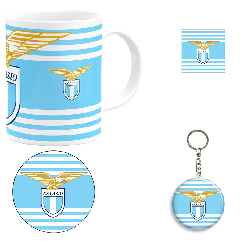 ست هدیه ماگ طرح باشگاه فوتبال لاتزیو مدل Sociata Sportiva Lazio F.C کد B1