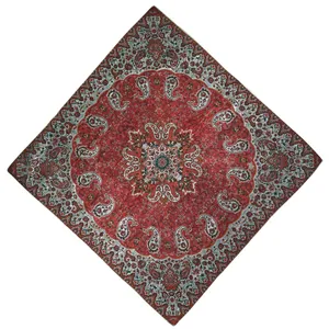رومیزی ترمه طرح نسترن مدل ZRSHB1/1CH