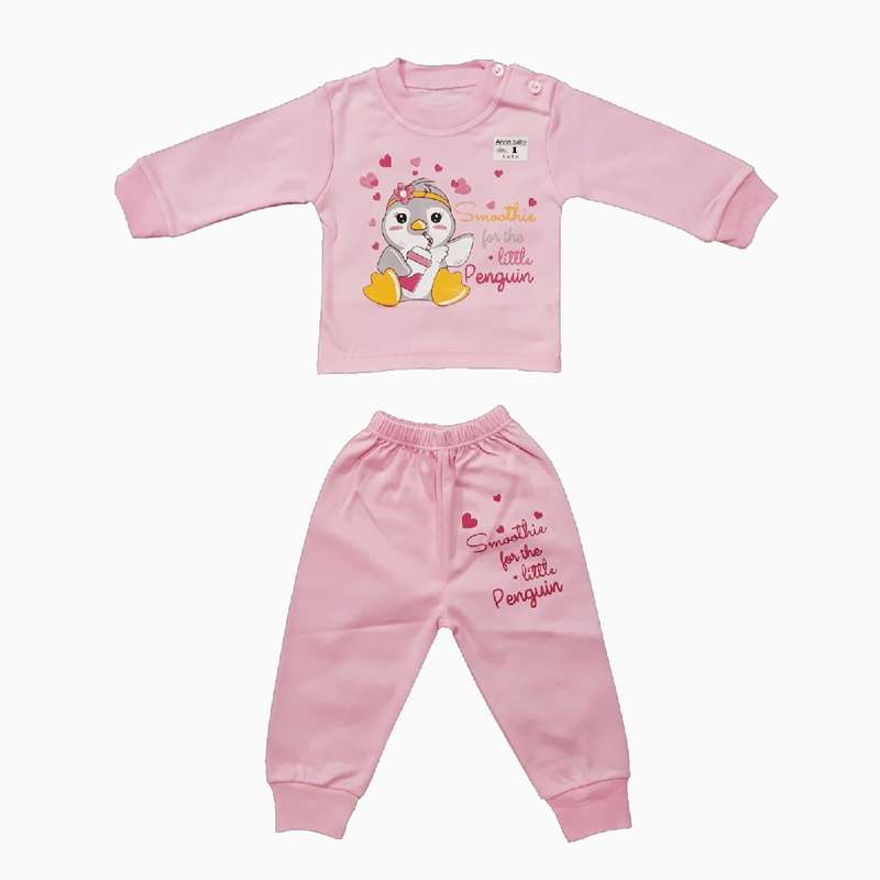 ست تی شرت و شلوار نوزادی مدل  001